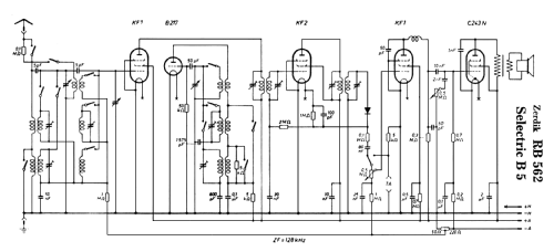 Selectric B5 RB562; Zerdik; Wien (ID = 280310) Radio