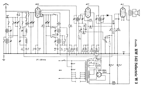 Selectric W3 RW542; Zerdik; Wien (ID = 280300) Radio