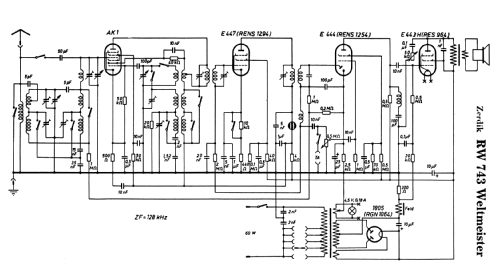 Weltmeister RW743; Zerdik; Wien (ID = 280490) Radio