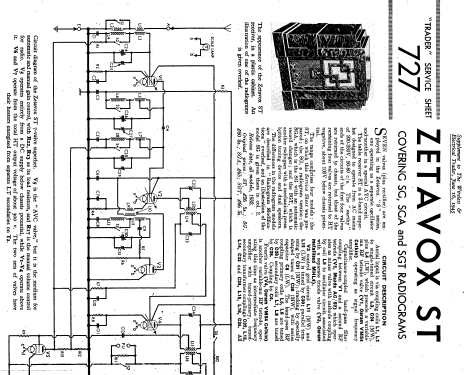 8-valve receiver S.G.A Ch= SGA; Zetavox Radio & (ID = 1287472) Radio