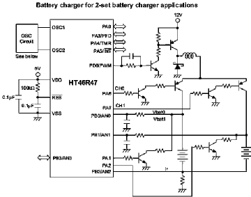 Микросхема ht46r47 схема включения