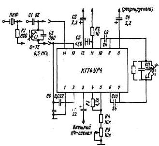 Tba129 5 схема включения