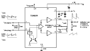 TDA 8351, Tube TDA8351; Röhre TDA 8351 ID65938, IC - Integra ...