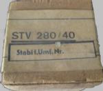 Kartondeckel der STV 280/40