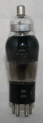 6 D6
Common type USA tube/semicond USA