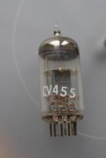 CV 455 tube, New Old Stock, presumably produced by Mullard or Brimar in the 60s. For use in Leben RS30-EQ RIAA.