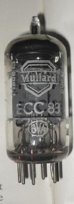 made in Holland ecc83 tube has 4 lines on the pinch patten