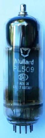 A Mullard PL509 valve.