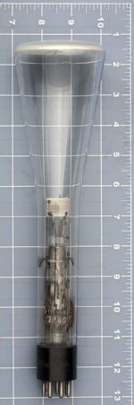 This 906 CRT was removed from a Clough Brengle oscillograph and photographed