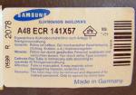 Label der Samsung CRT A48ECR141X57