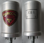 X81 is exchangeable with 7S7 triode-heptode.Mentioned in Brimar Radio Valve Manual.