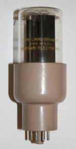 JAN-CAHG-5R4WGB Rectifier tube, made in the USA by Chatham Electronics for the United States Military.  (JAN = Joint Army Navy)