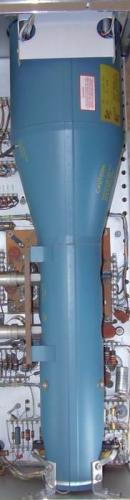 Tube was supplied as single unit with its shield because of the two GR coaxial fittings screwed on the deflection transmission line, visible on the left of the neck.