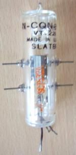 This tube was made by Slater in June 1945.