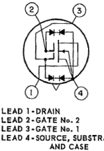 3N200, Tube 3N200; Röhre 3N200 ID70596, Transistor | Radiomuseum.org