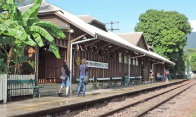 Australia: Kuranda Scenic Railway in 4870 Cairns