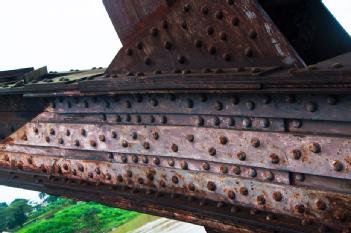 Cameroon: Pont allemand d'Édéa - Brücke von Edea in Edéa