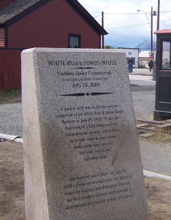 Canada: Carcross White Pass and Yukon Railway station in Y0B 1B0 Carcross