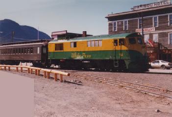 Canada: Carcross White Pass and Yukon Railway station in Y0B 1B0 Carcross