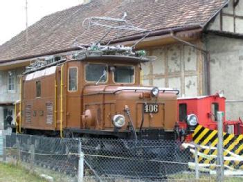 Switzerland: Bahn-Museum Kerzers - Musée du train Chiètres in 3210 Kerzers