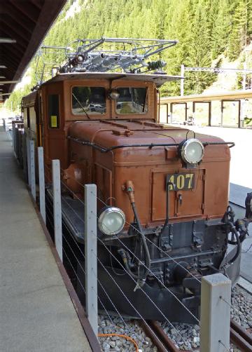 Suiza: Bahnmuseum Albula en 7482 Bergün / Bravuogn