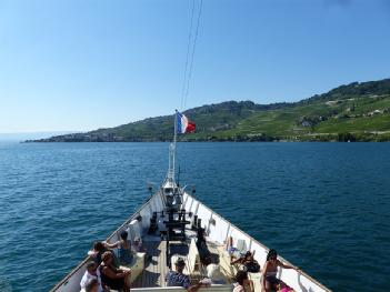 Switzerland: Belle Epoque Schaufelraddampfer Montreux in 1006 Lausanne