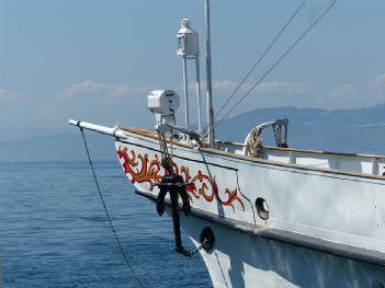 Switzerland: Belle Epoque - Schaufelradschiff Italie in 1006 Lausanne