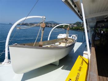 Switzerland: Belle Epoque - Schaufelradschiff Italie in 1006 Lausanne