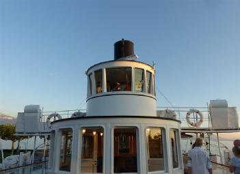 Suisse: Belle Epoque - Schaufelradschiff VEVEY à 1006 Lausanne