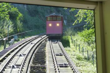 Switzerland: Bürgenstock-Bahn mit Museum in 6363 Kehrsiten-Bürgenstock