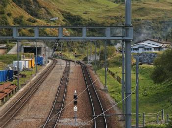 Switzerland: Dampfbahn Furka-Bergstrecke (DFB) in 6491 Realp