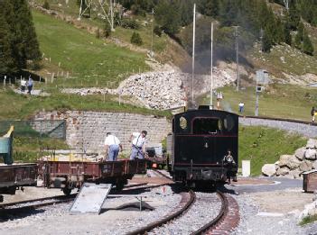 Switzerland: Dampfbahn Furka-Bergstrecke (DFB) in 6491 Realp