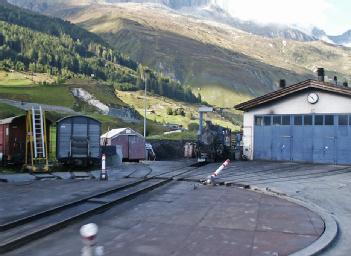 Switzerland: Dampfbahn Furka-Bergstrecke (DFB) in 6491 Realp