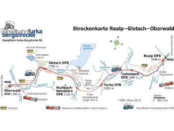 Switzerland: Dampfbahn Furka-Bergstrecke (DFB) in 6491 Realp