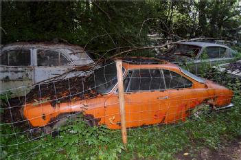 Switzerland: Historischer Autofriedhof Gürbetal - Messerli Autoverwertung GmbH in 3126 Kaufdorf