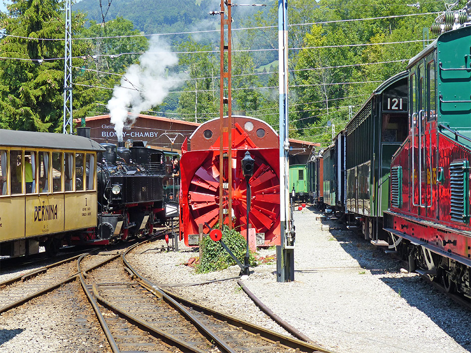 Chemin De Fer Musee Blonay Chamby Museumsbahn Blonay Chamby ...