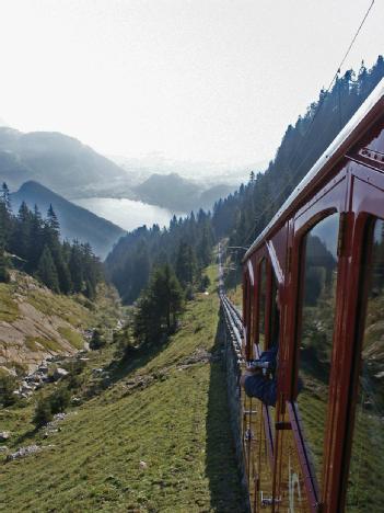 Switzerland: Pilatusbahn in 6053 Alpnachstad