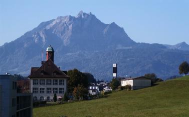 Switzerland: Pilatusbahn in 6053 Alpnachstad