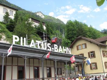 Switzerland: Pilatusbahn in 6053 Alpnachstad