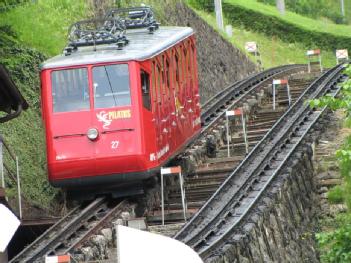 Switzerland: Pilatusbahn in 6053 Alpnachstad