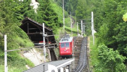 Switzerland: Pilatusbahn in 6053 Alpnachstad