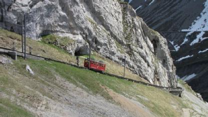 Switzerland: Pilatusbahn in 6053 Alpnachstad