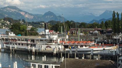 Switzerland: Raddampfer «Gallia» in 6005 Luzern