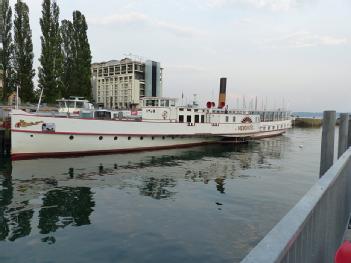 Switzerland: Raddampfer Neuchâtel in 2000 Neuchâtel