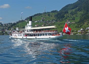 Switzerland: Raddampfer «Schiller» in 6005 Luzern