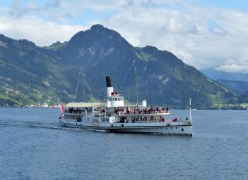 Switzerland: Raddampfer «Schiller» in 6005 Luzern