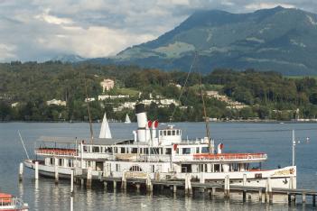 Switzerland: Raddampfer «Stadt Luzern» in 6005 Luzern