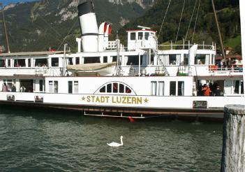 Switzerland: Raddampfer «Stadt Luzern» in 6005 Luzern