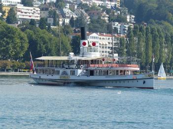 Switzerland: Raddampfer «Unterwalden » in 6005 Luzern