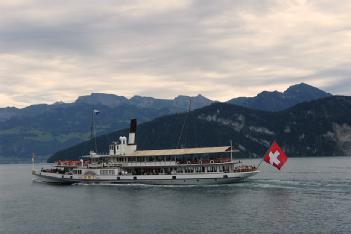 Switzerland: Raddampfer «Uri» in 6005 Luzern